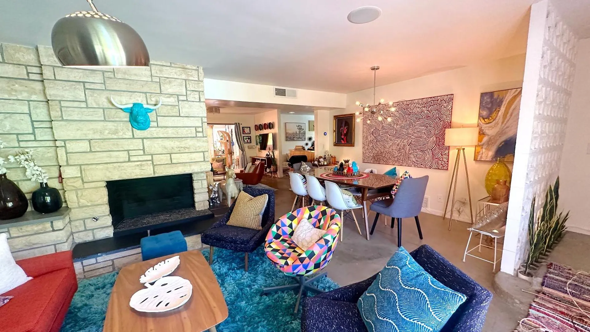 パーム・スプリングス The Twin Palms Art House - Vibrant, Design-Centric Oasis, 2 Mi To Downtownヴィラ