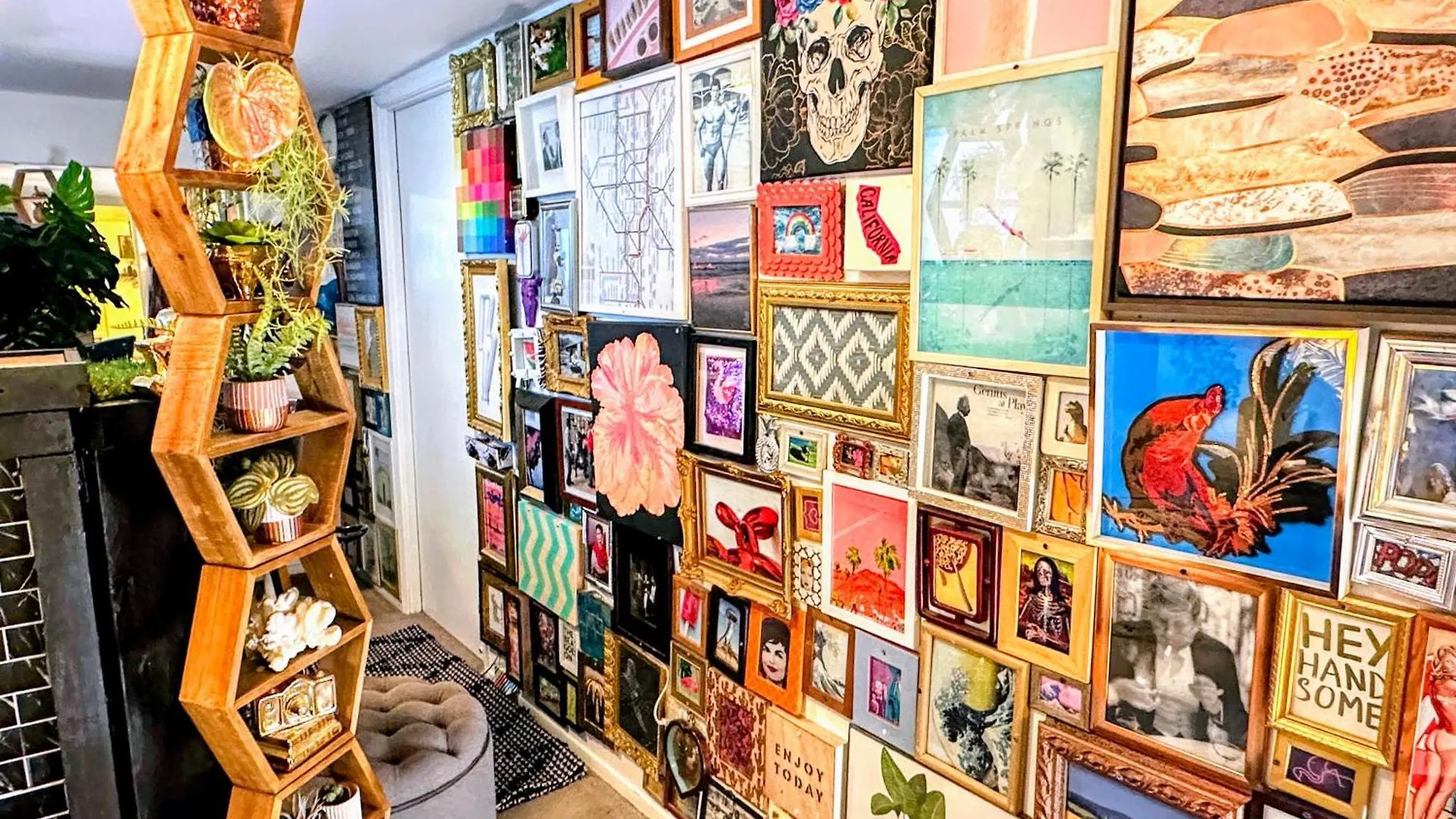 別荘 パーム・スプリングス The Twin Palms Art House - Vibrant, Design-Centric Oasis, 2 Mi To Downtownヴィラ