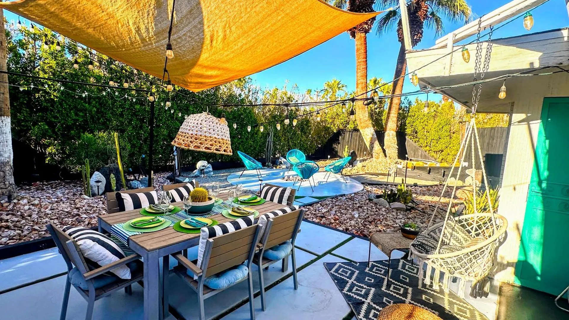 パーム・スプリングス The Twin Palms Art House - Vibrant, Design-Centric Oasis, 2 Mi To Downtownヴィラ 0*,