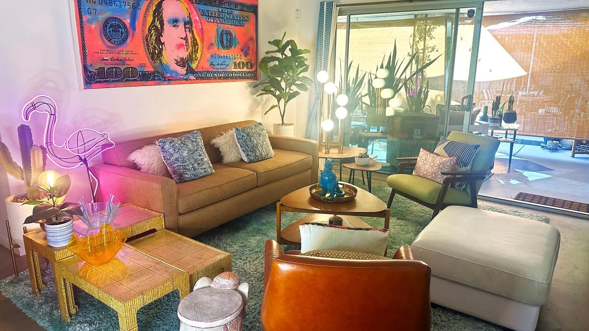 パーム・スプリングス The Twin Palms Art House - Vibrant, Design-Centric Oasis, 2 Mi To Downtownヴィラ